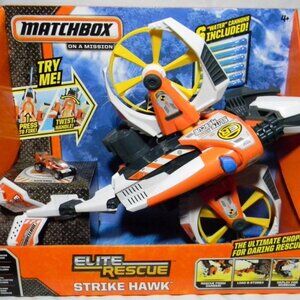 MATCHBOX Elite Rescue Strike Hawk - Helicopter Toy - out of box
